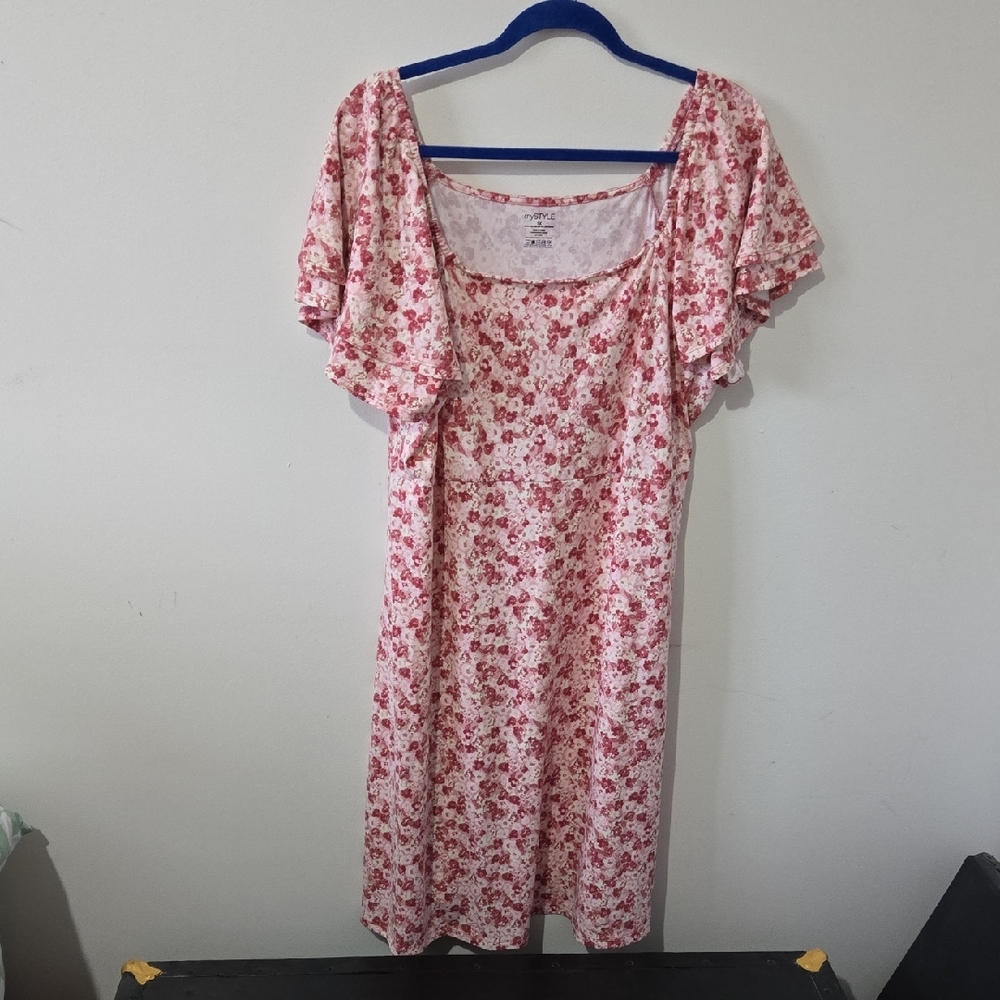 MyStyle Ladies 1X Midi Dress